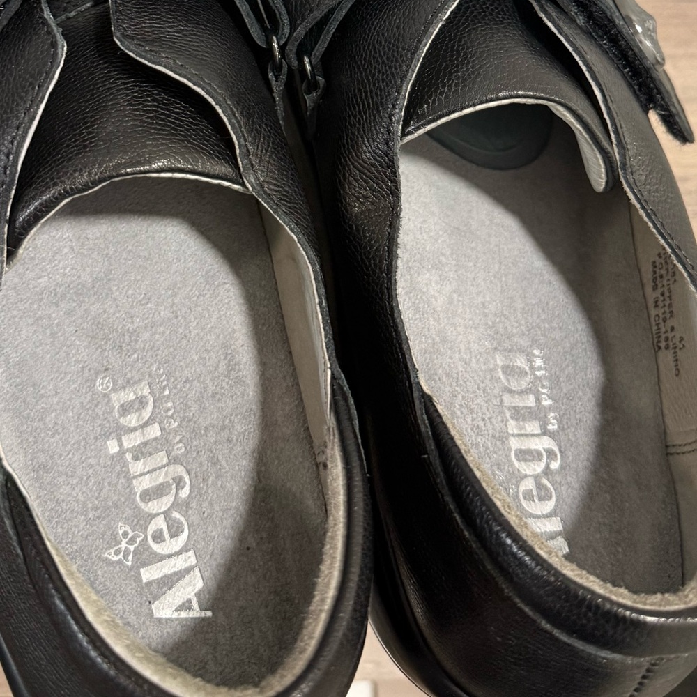 Womens Sz 41 Alegria Joleen Leather Slip Resistant Shoes - Picture 6 of 13